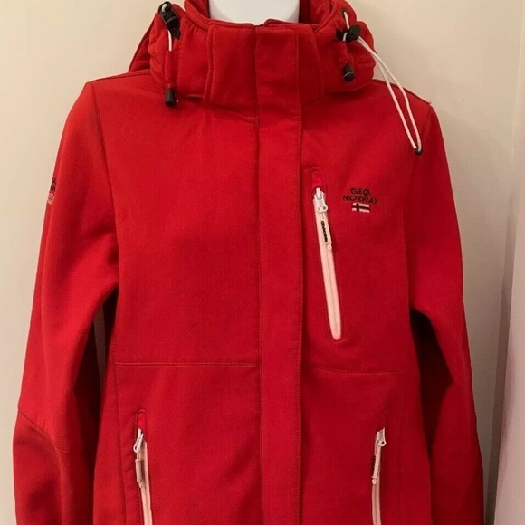 geographical Norway red outdoor soft-shell jacket - Picture 2 of 8